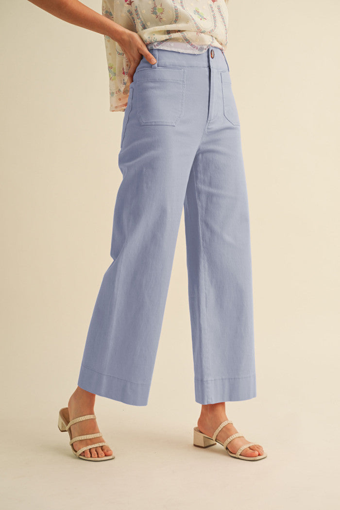 &Merci Patch Pocket Cropped Pants