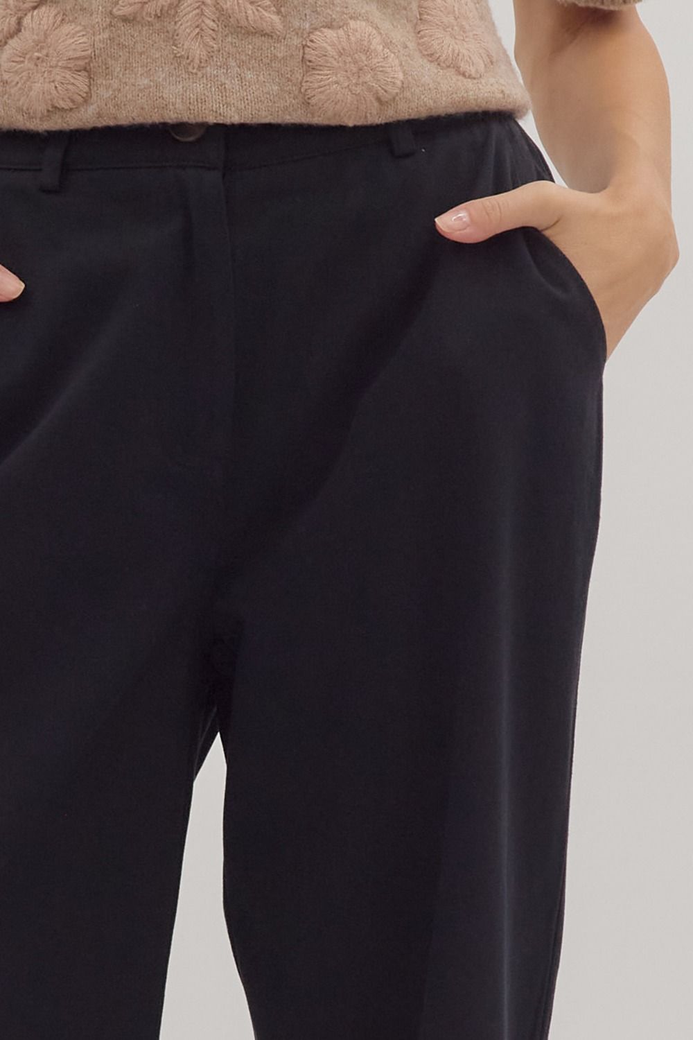 Entro Eyelet Detailed Pants