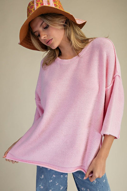 The Romano Mineral Washed Sweater