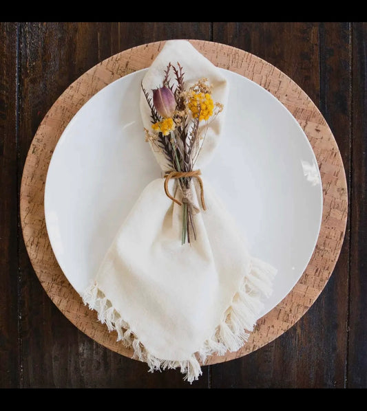 Royal Standard 18”x18” Oat Fringe Napkin