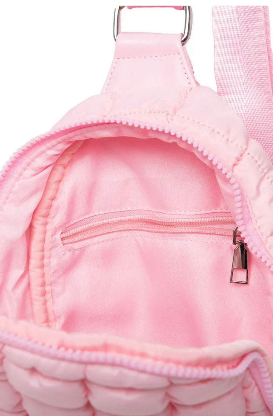 Katydid Quilted Sling Backpack Bag