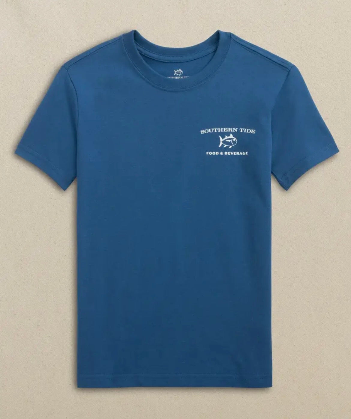 Southern Tide Youth Boys Food & Beverage Cart T-shirt