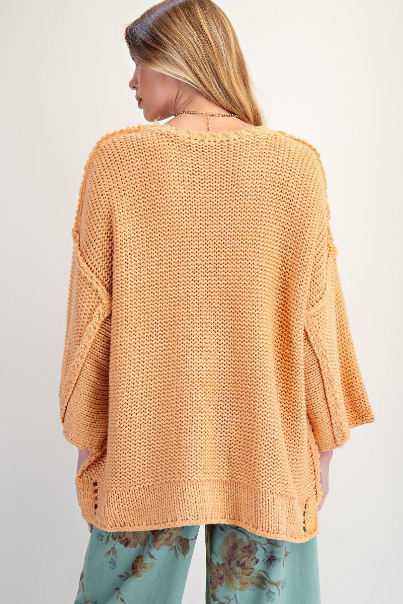 The Dolman 3/4 Sleeve Plus Size Sweater