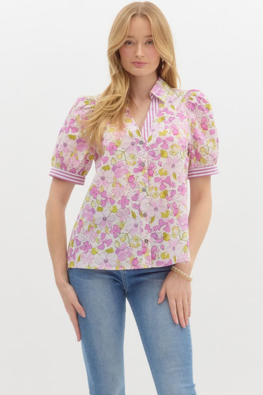 Henrietta Lavender Top