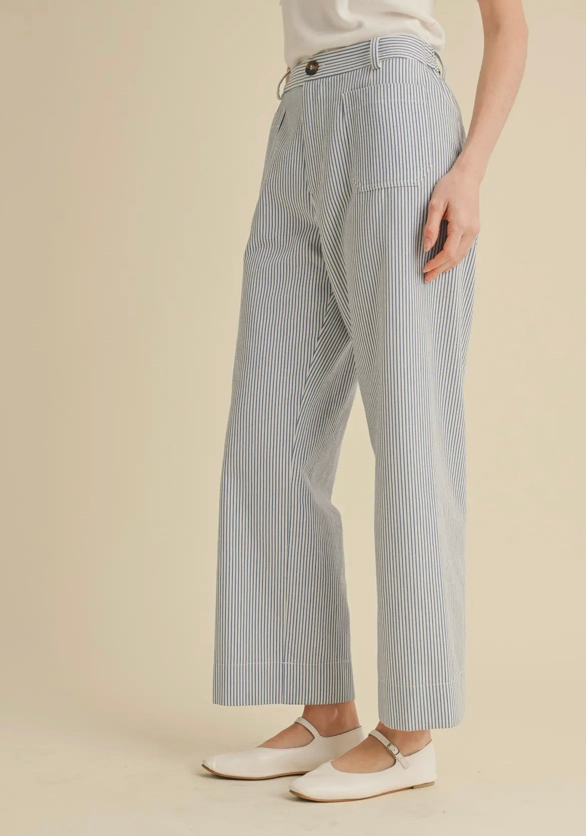 &Merci Striped Pants