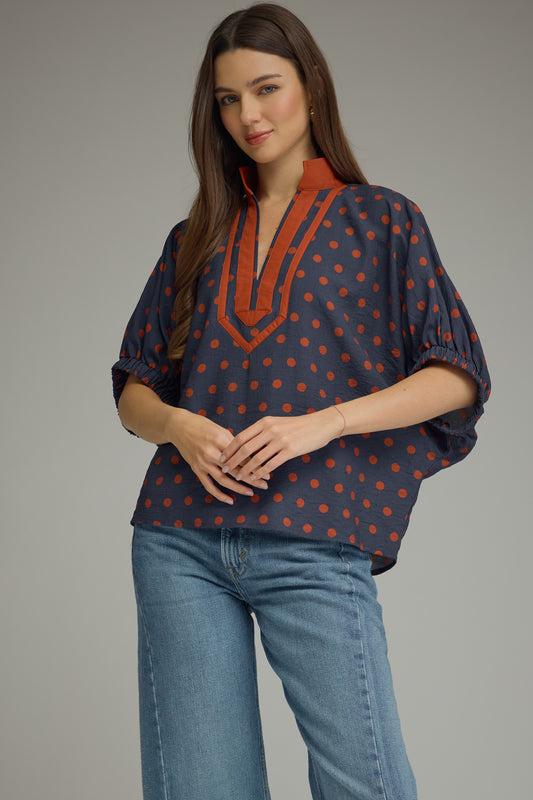 The Darius Navy Top