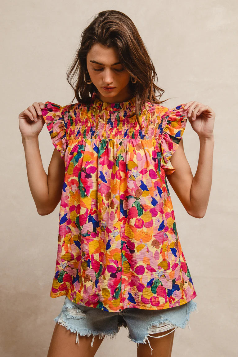 Mallory Floral Top