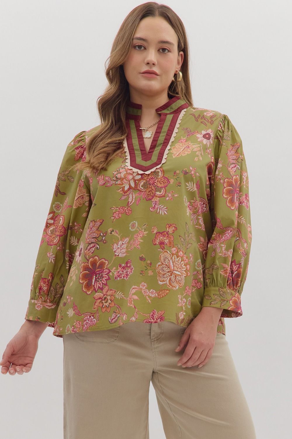 The Lexington Plus Size Top -Clearance