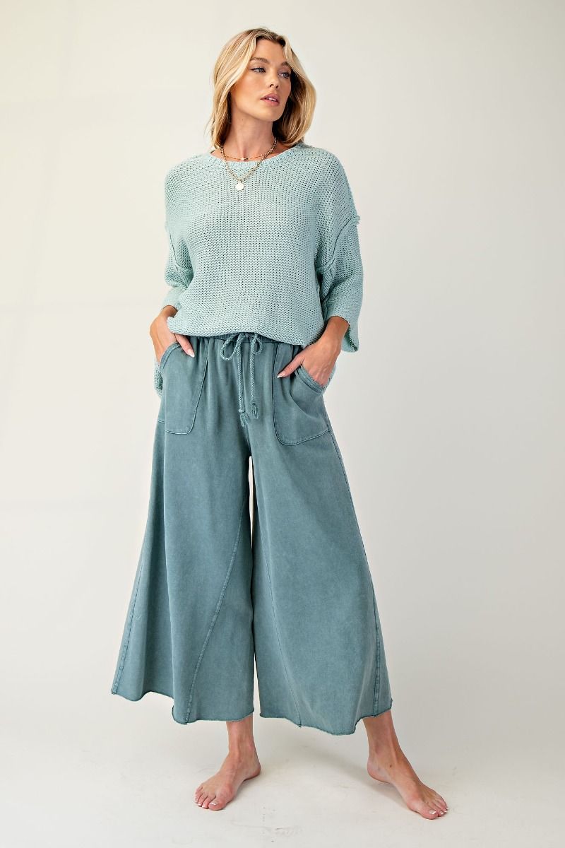 Easel Terry Pants (Plus Size Also Available)