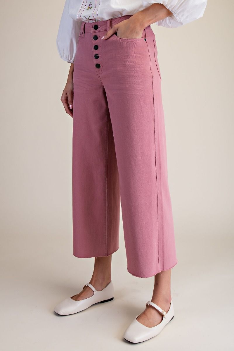 Easel Enzyme Washed Stretch Twill Pants