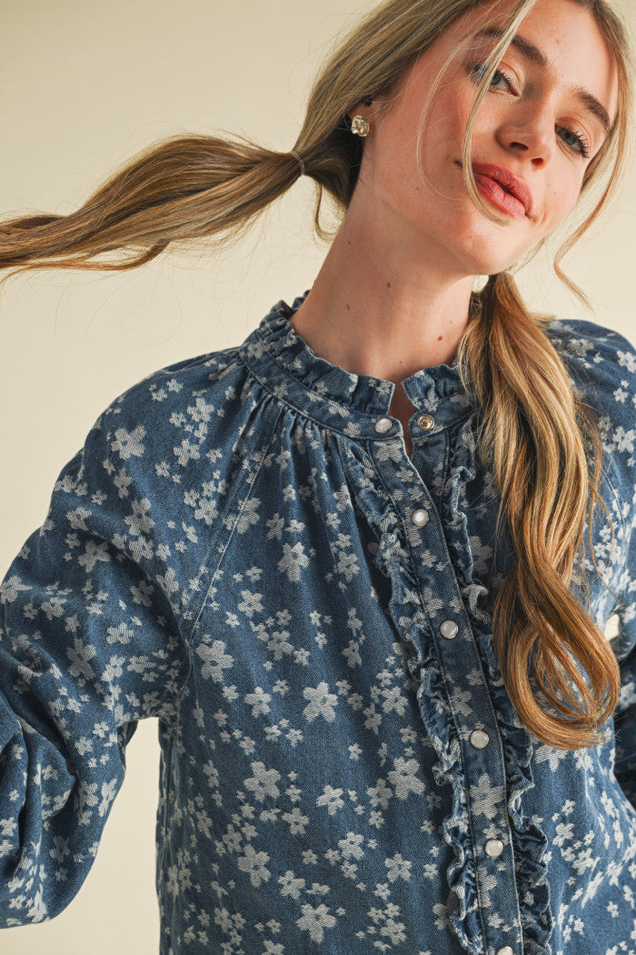 The Zimmerman Denim Top