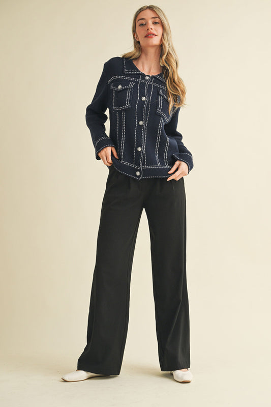 The Stefano Sweater Jacket