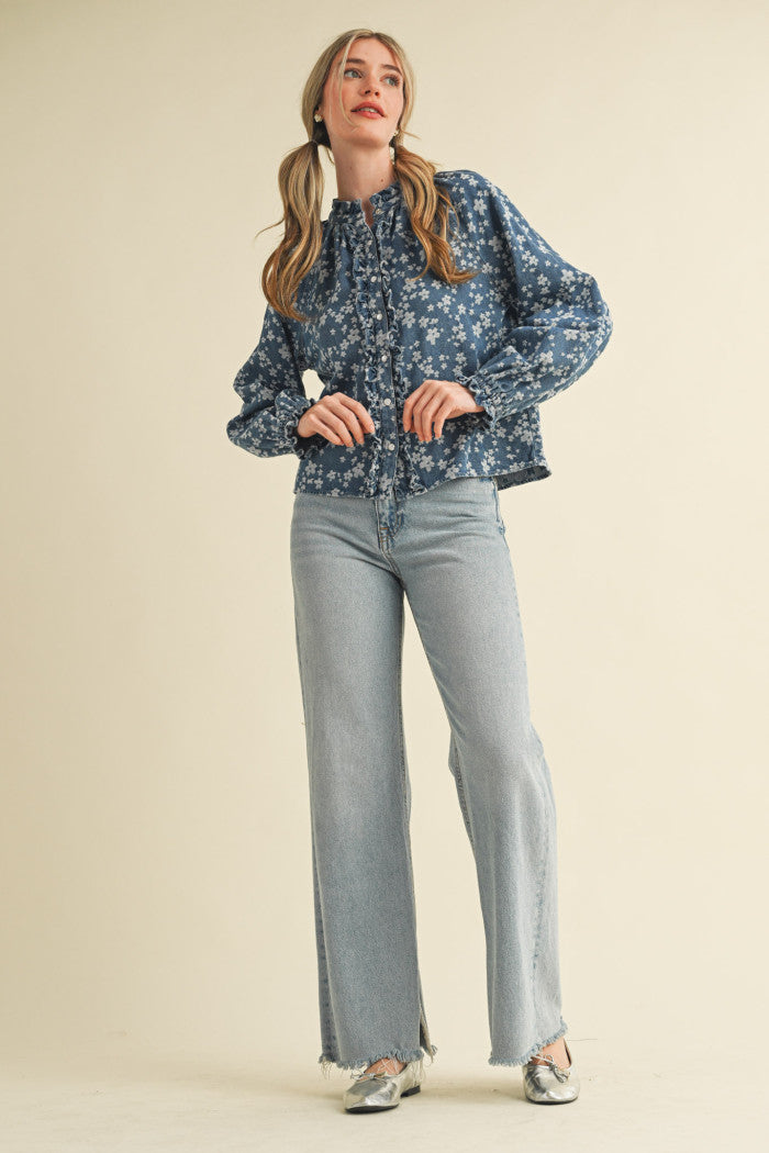 The Zimmerman Denim Top