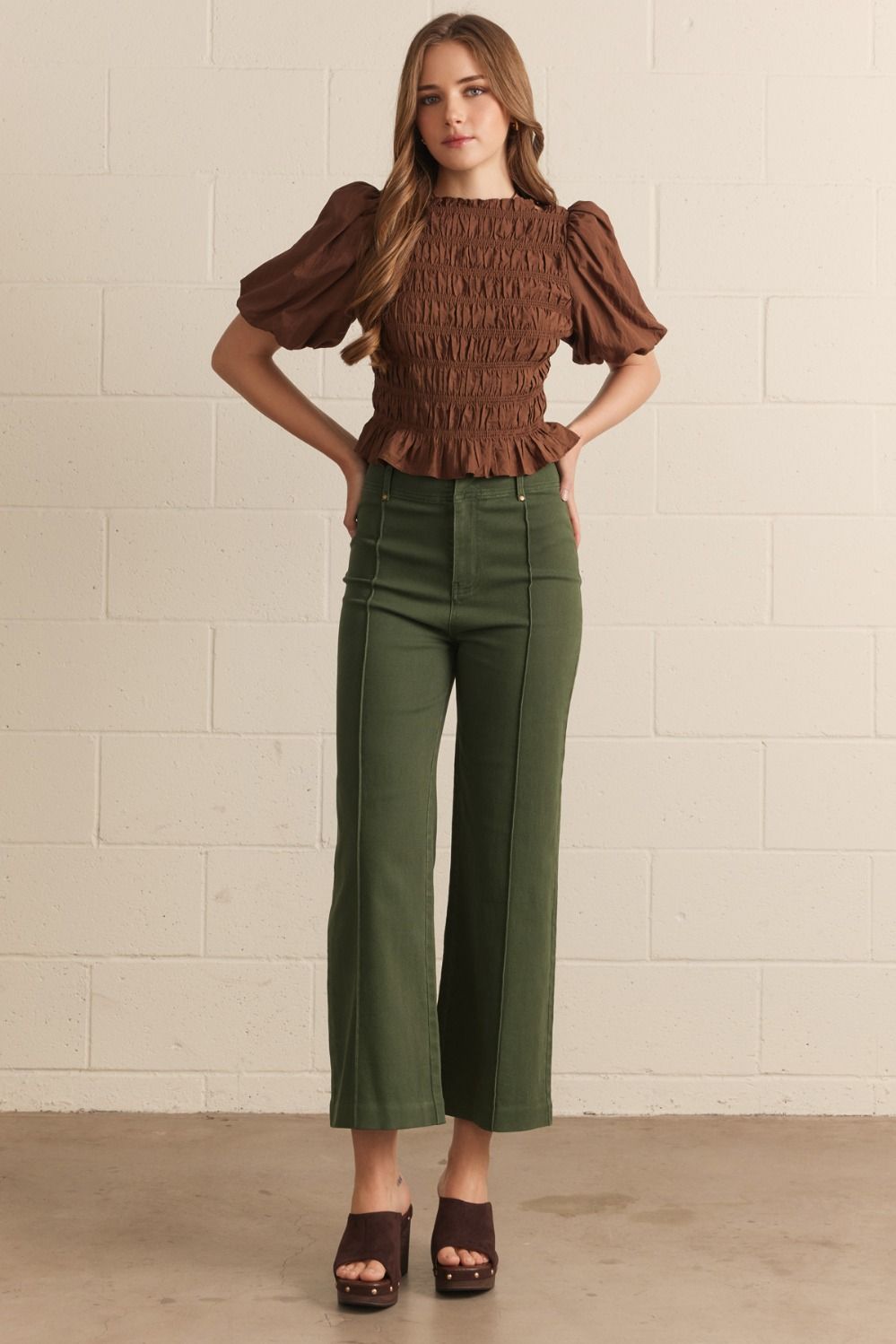 Entro Front Seam Pants