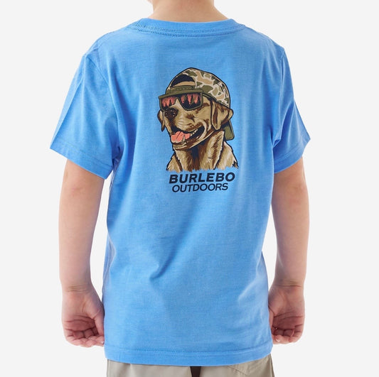 Burlebo Youth Camo Dog Tshirt