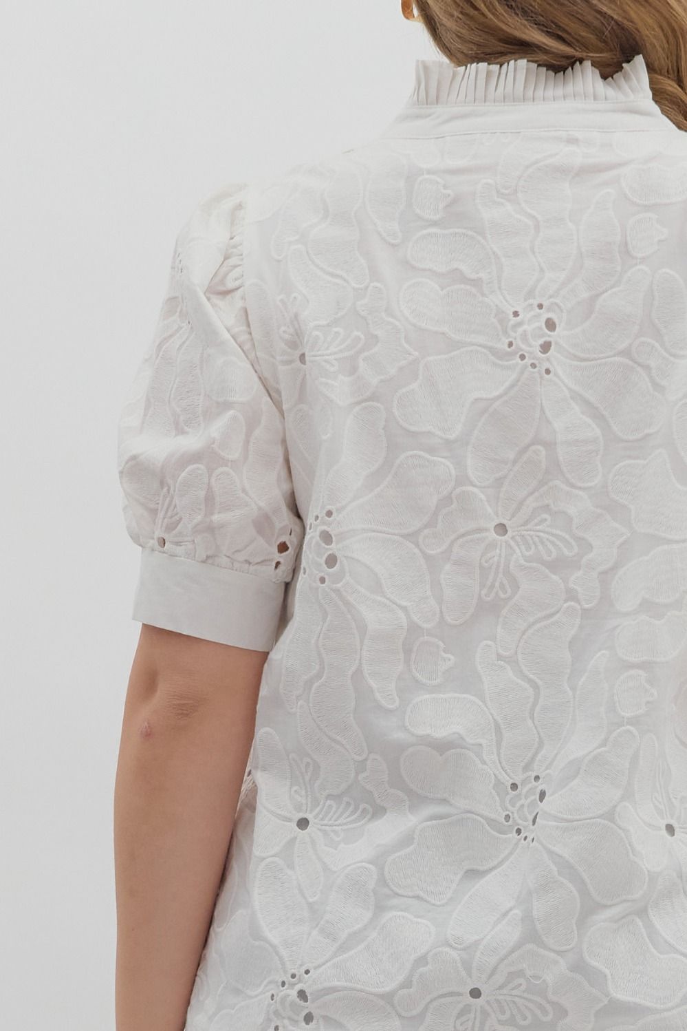 The Covington Embroidered Plus Size Top