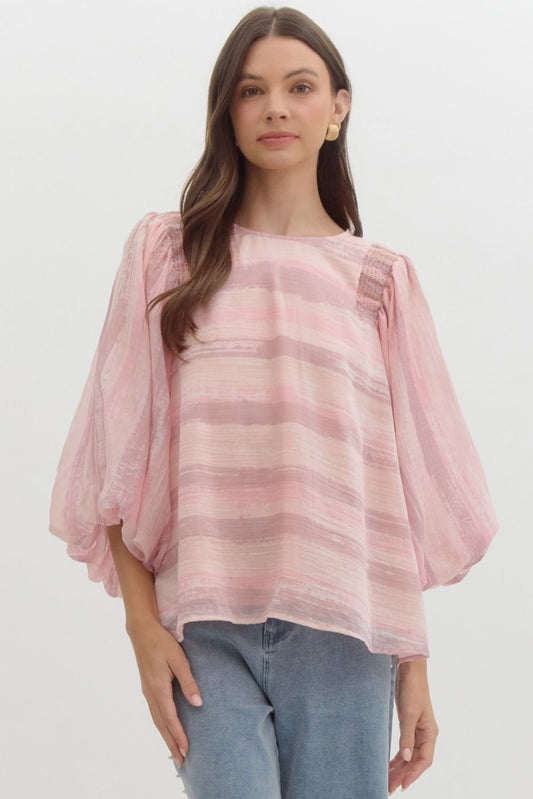 Georgia 3/4 Sleeve Top
