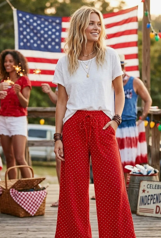Sewn & Seen Polka Dot Pants