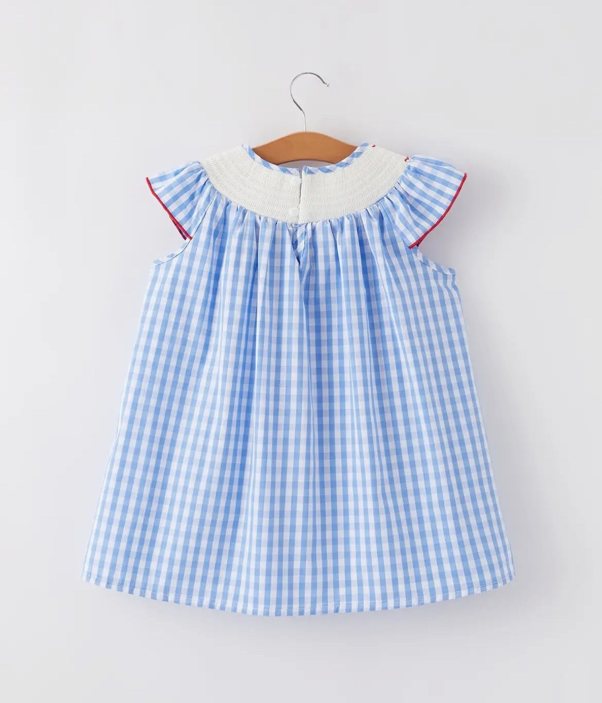 Rylee Faith 4th of July Smocked Dress