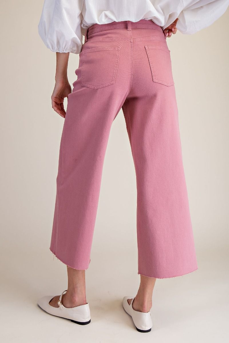 Easel Enzyme Washed Stretch Twill Pants