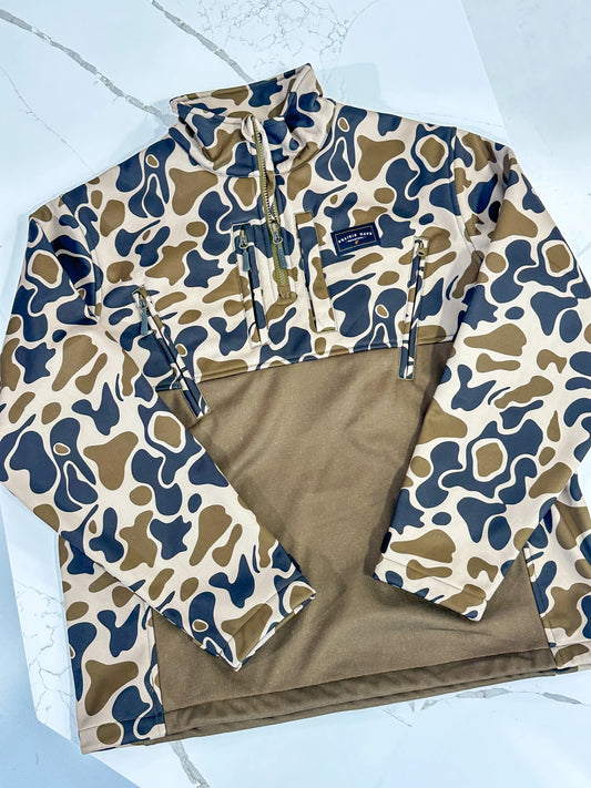 Prairie Oaks Waterfowl The Landing Zone 1/4 Zip Pullover