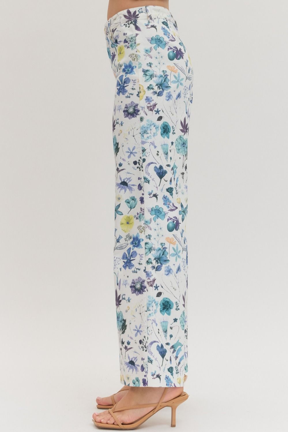 Entro Blue Mix Floral Pants