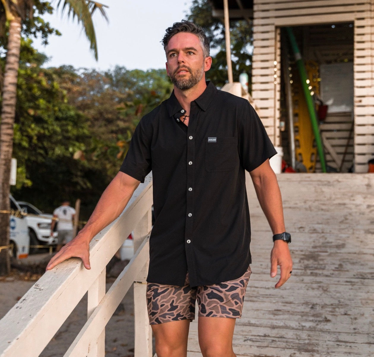 Burlebo Performance Button Down Shirt