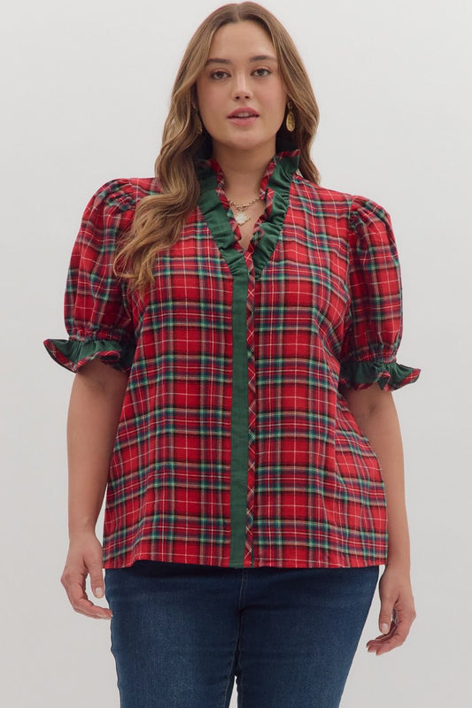 The Kris Kringle Plus Size Top