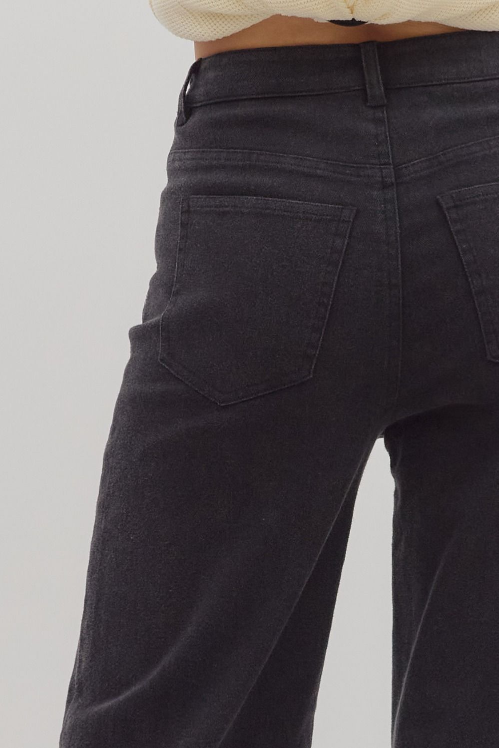 Entro Mid Rise Ankle Length Cuffed Pants