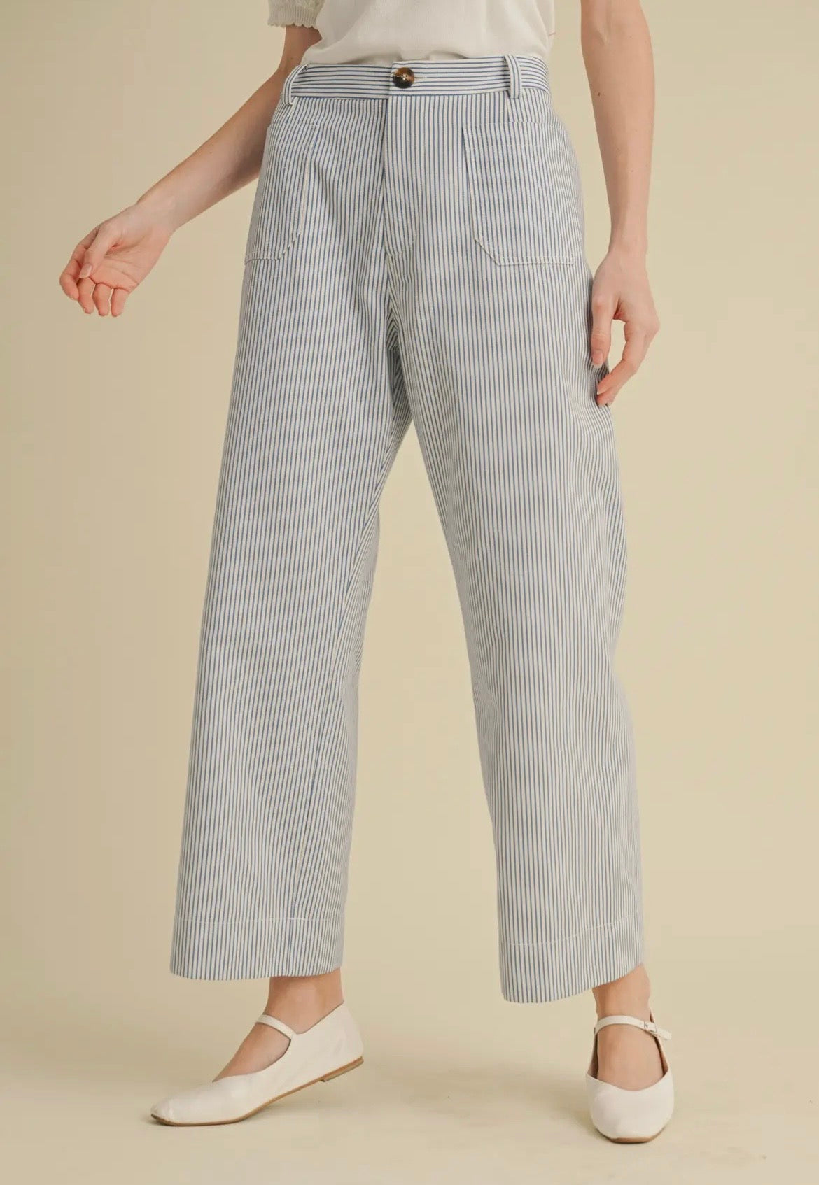 &Merci Striped Pants
