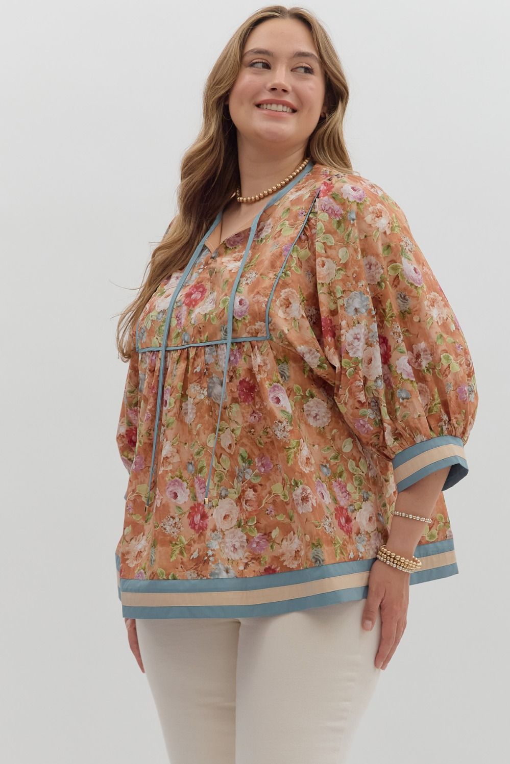 The Murphy Plus Size Terra Cotta Top