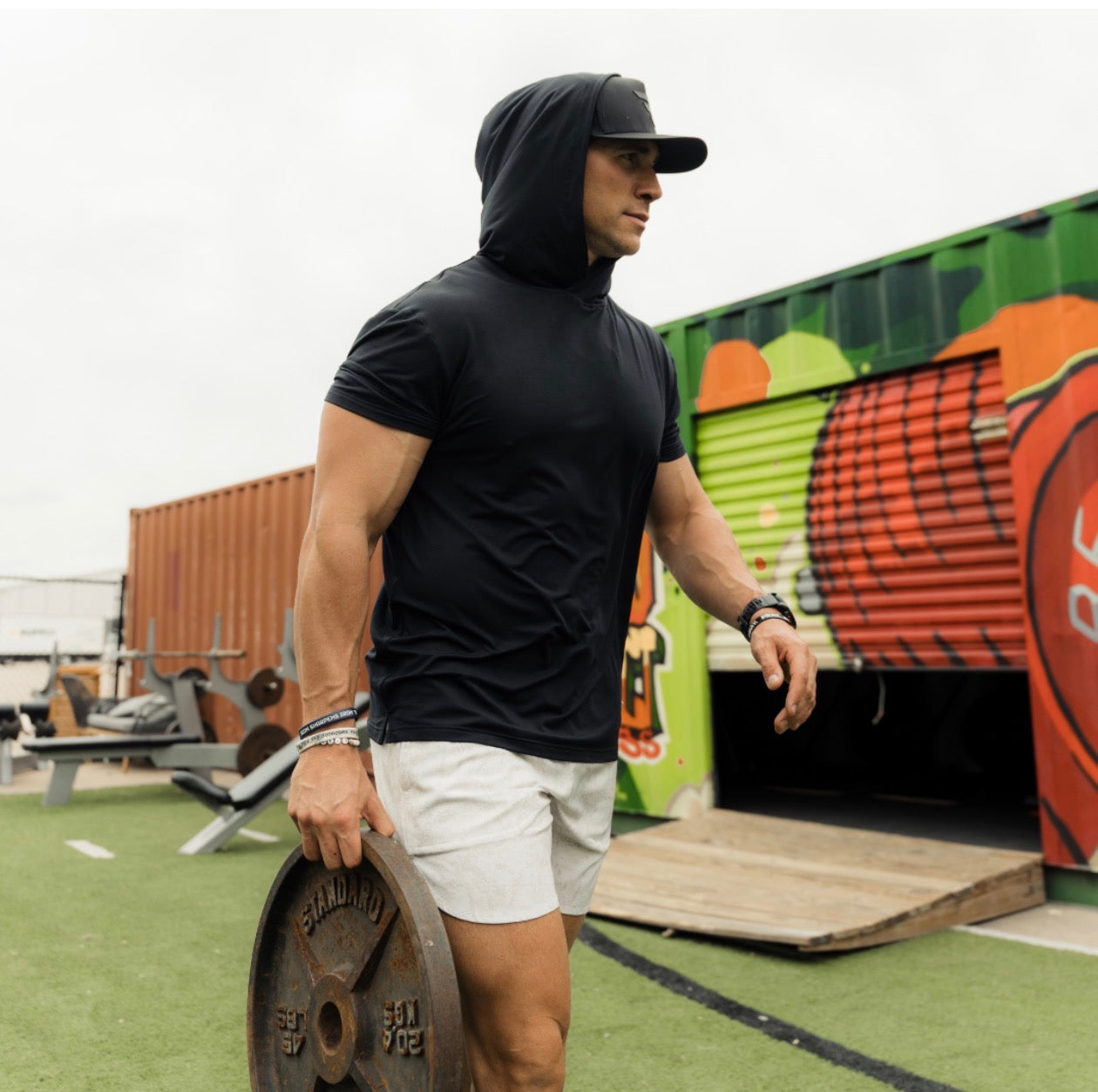 Burlebo Short Sleeve Performance Hoodie