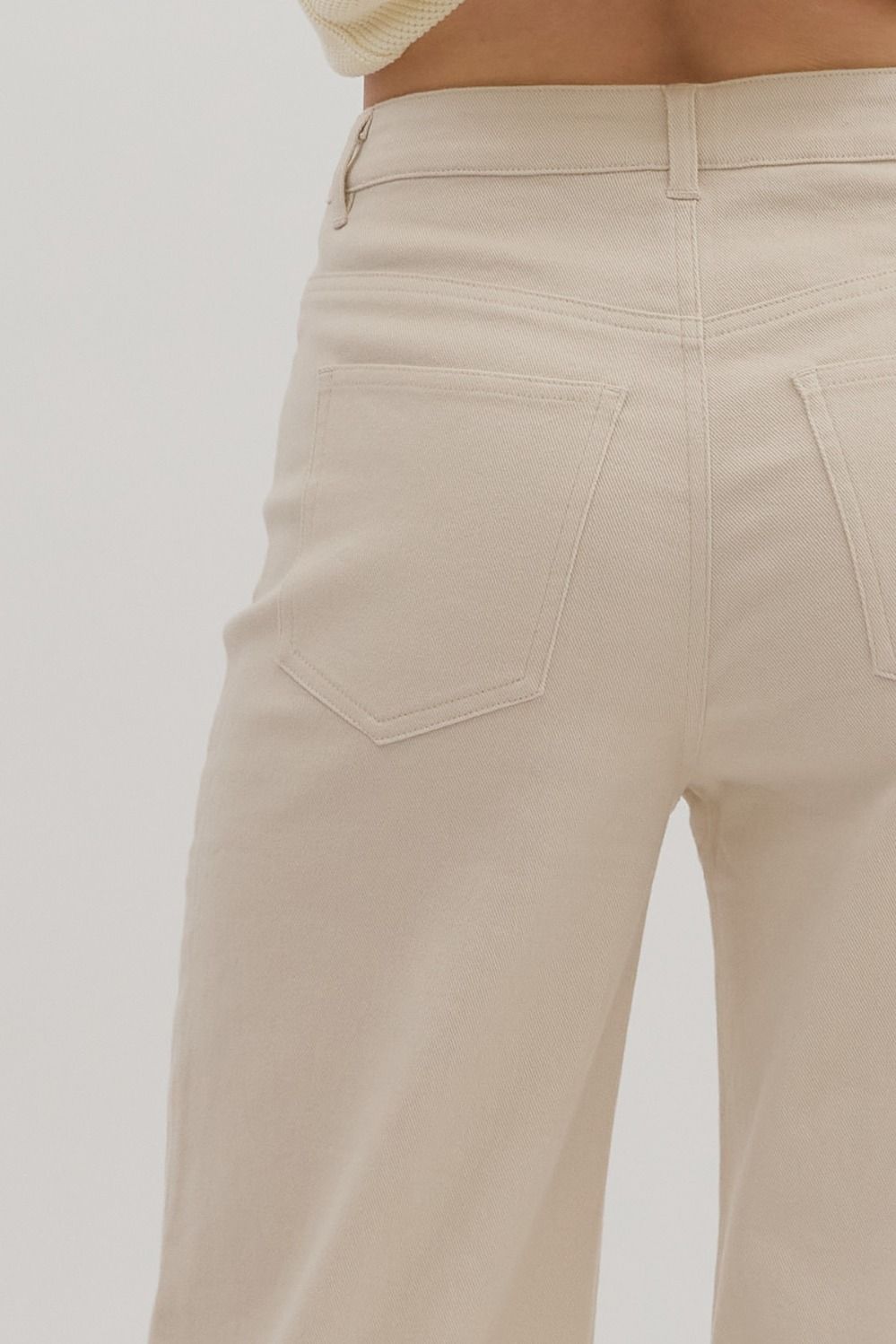 Entro Mid Rise Ankle Length Cuffed Pants
