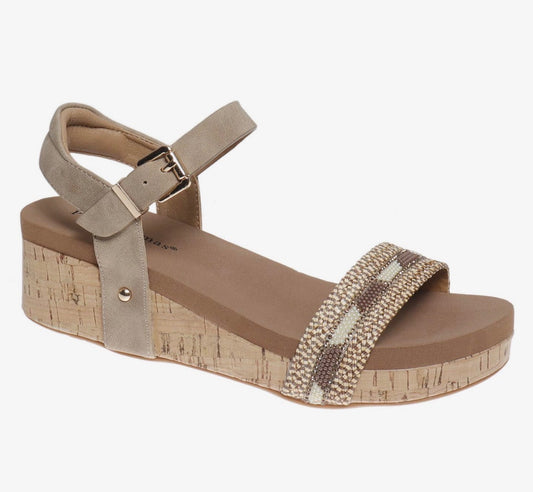 Pierre Dumas Tricia Gold Sandal