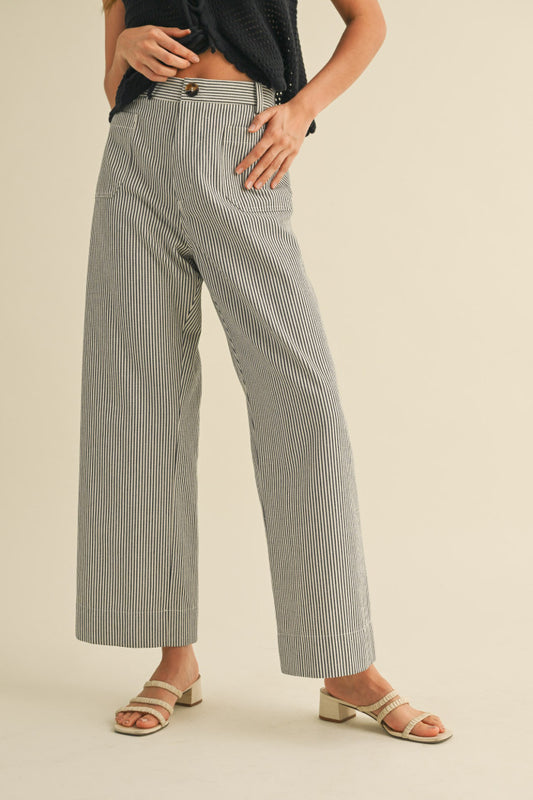 &Merci Striped Pants