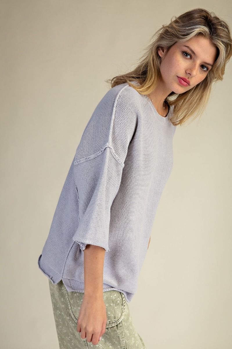 The Romano Mineral Washed Sweater