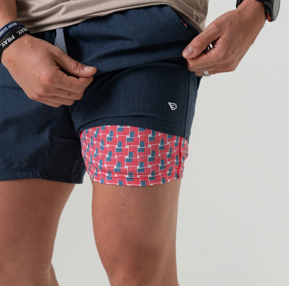 Burlebo Athletic Shorts with Liner