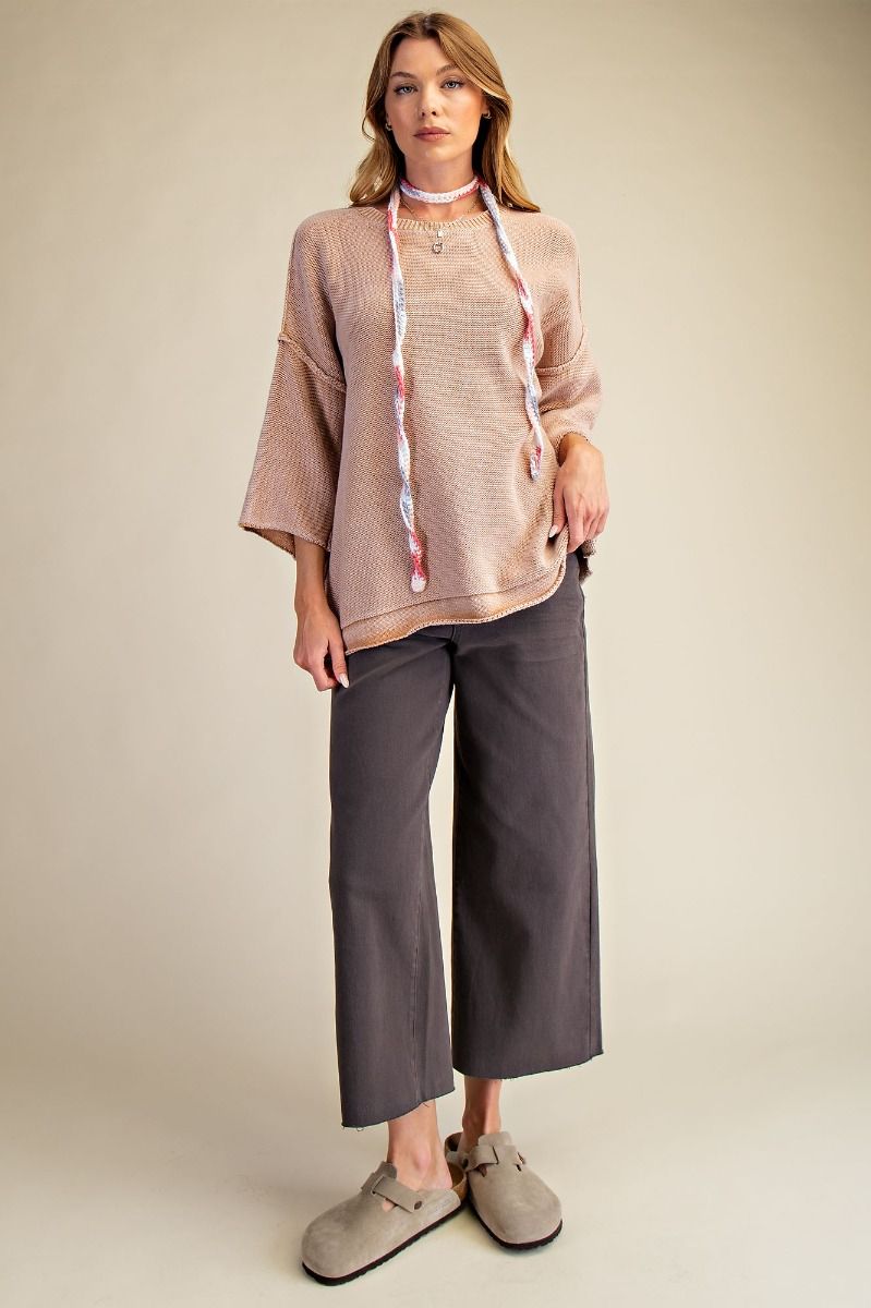The Romano Mineral Washed Sweater