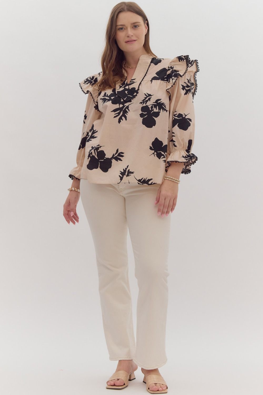 Charlie Plus Size Floral Top