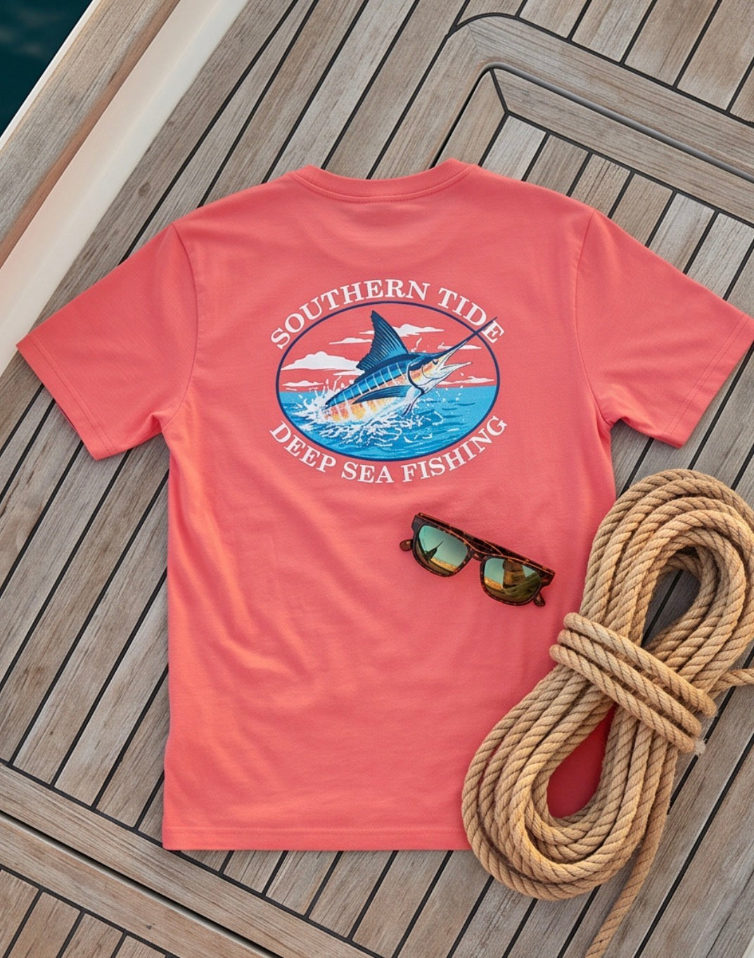 Southern Tide Marlin Deep Sea Fishing Tshirt