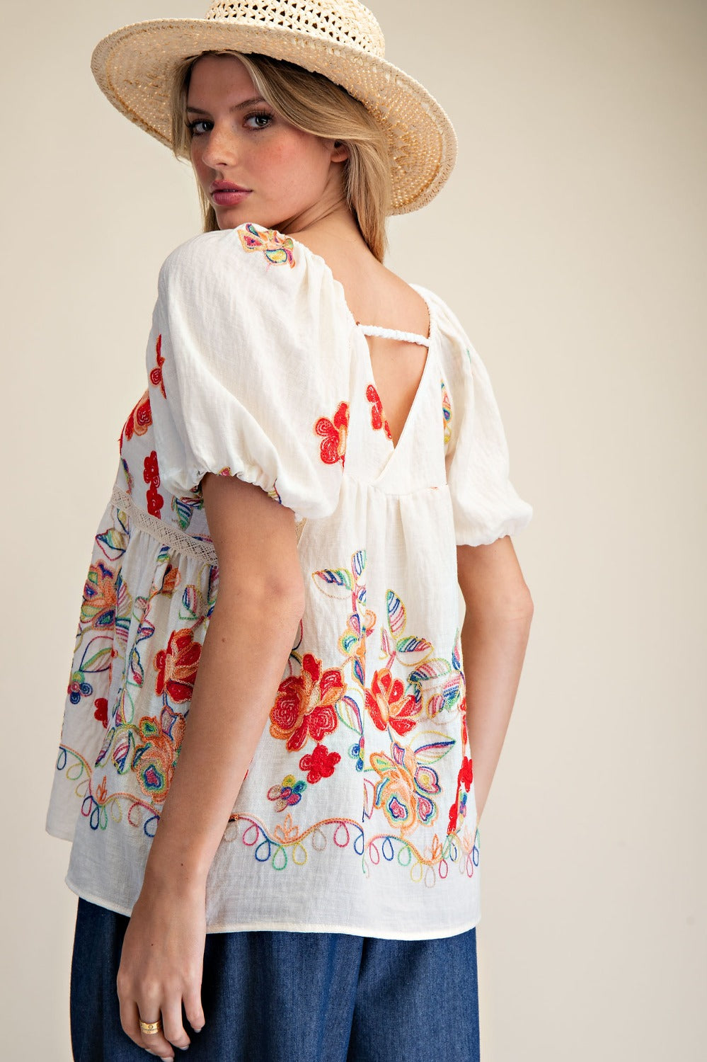 The Desiree Embroidered Top