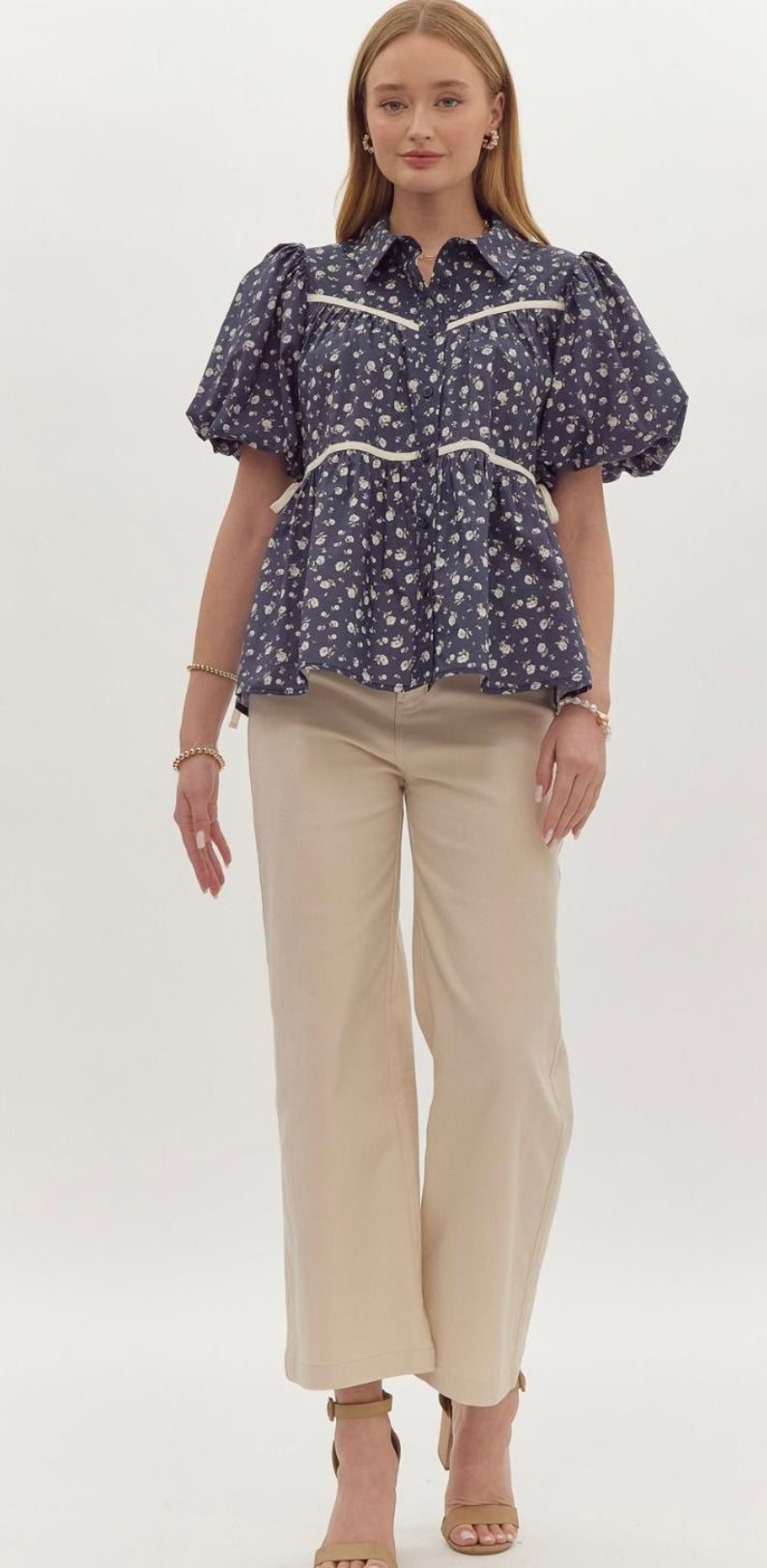 Tanner Tiny Floral Blouse