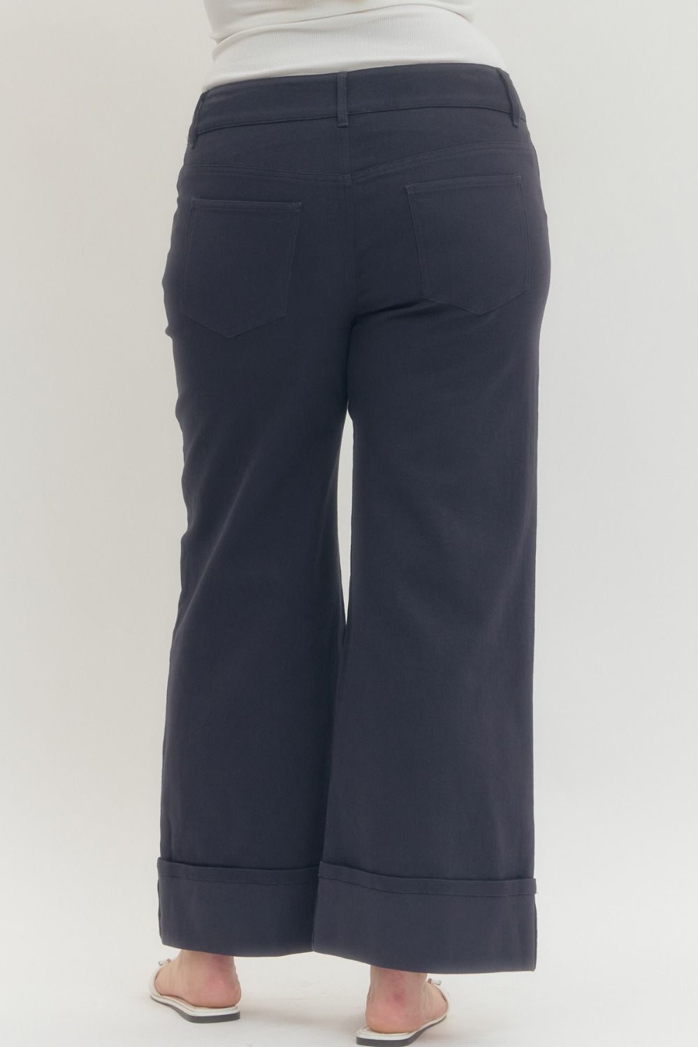 Entro Plus Size Cuffed Pants