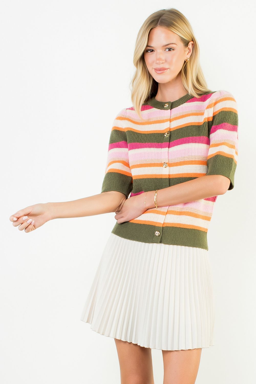 The THML Olive Madison Top