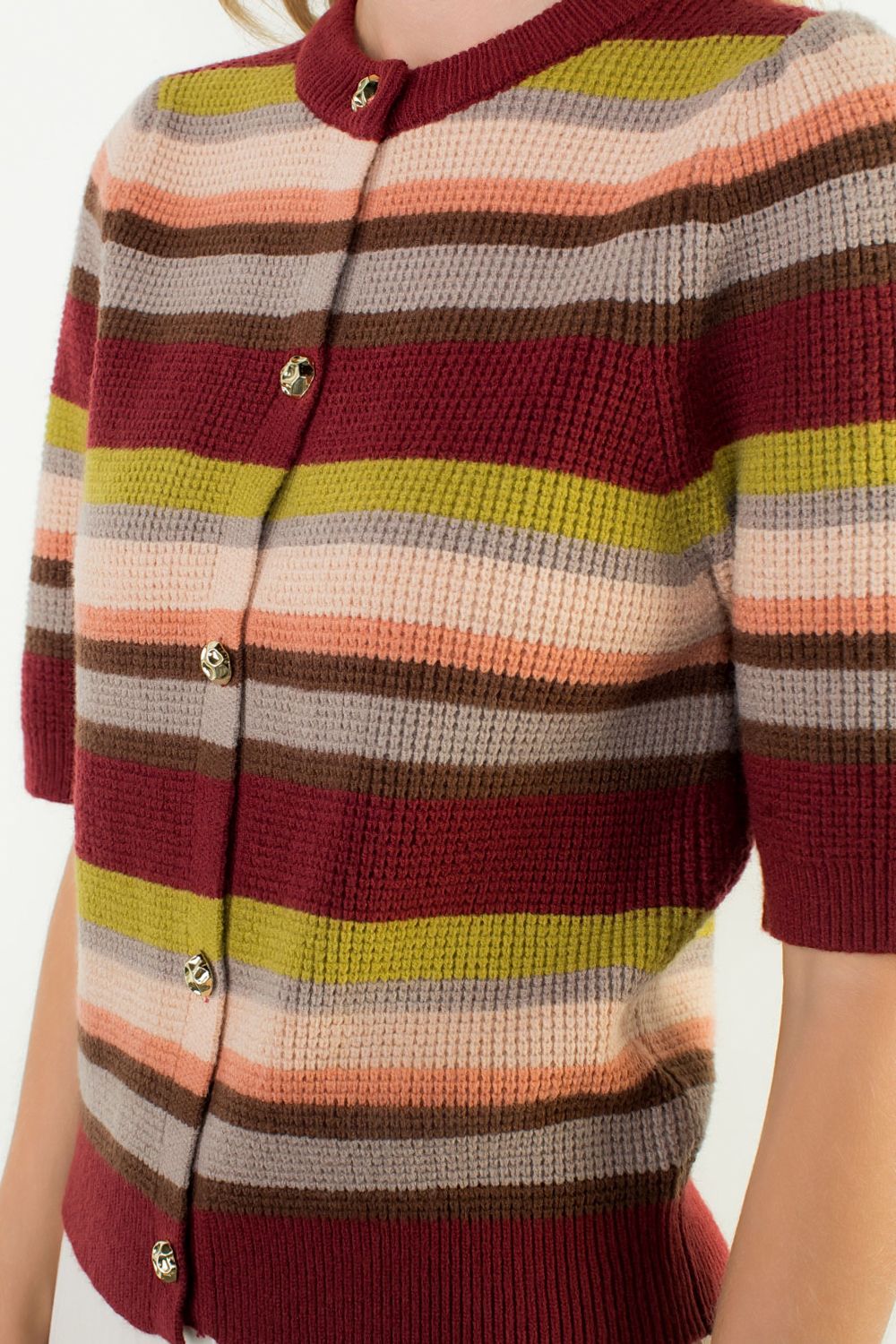 The THML Burgundy Madison Top