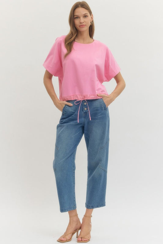 The Baker Pink Top