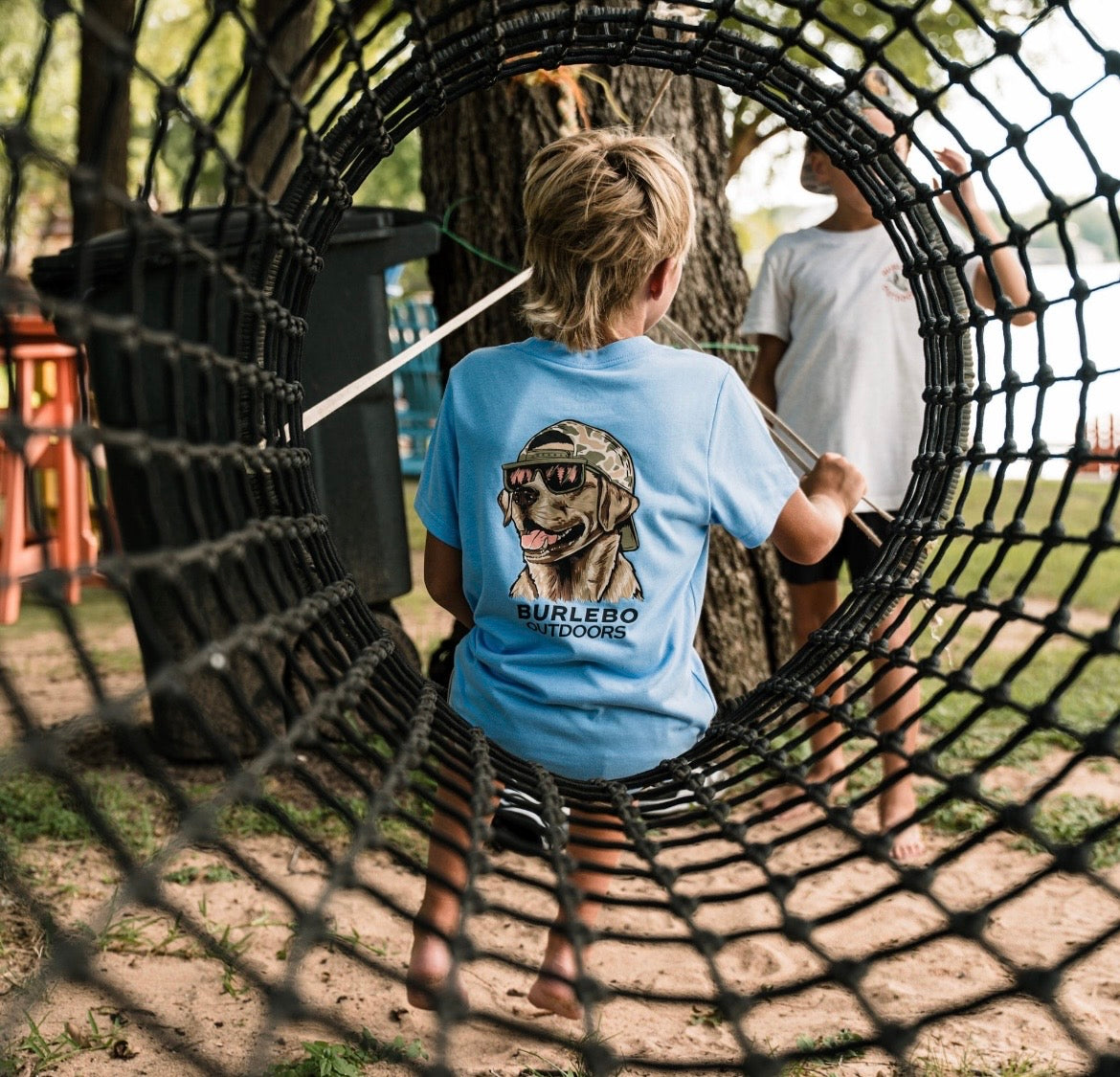 Burlebo Youth Camo Dog Tshirt
