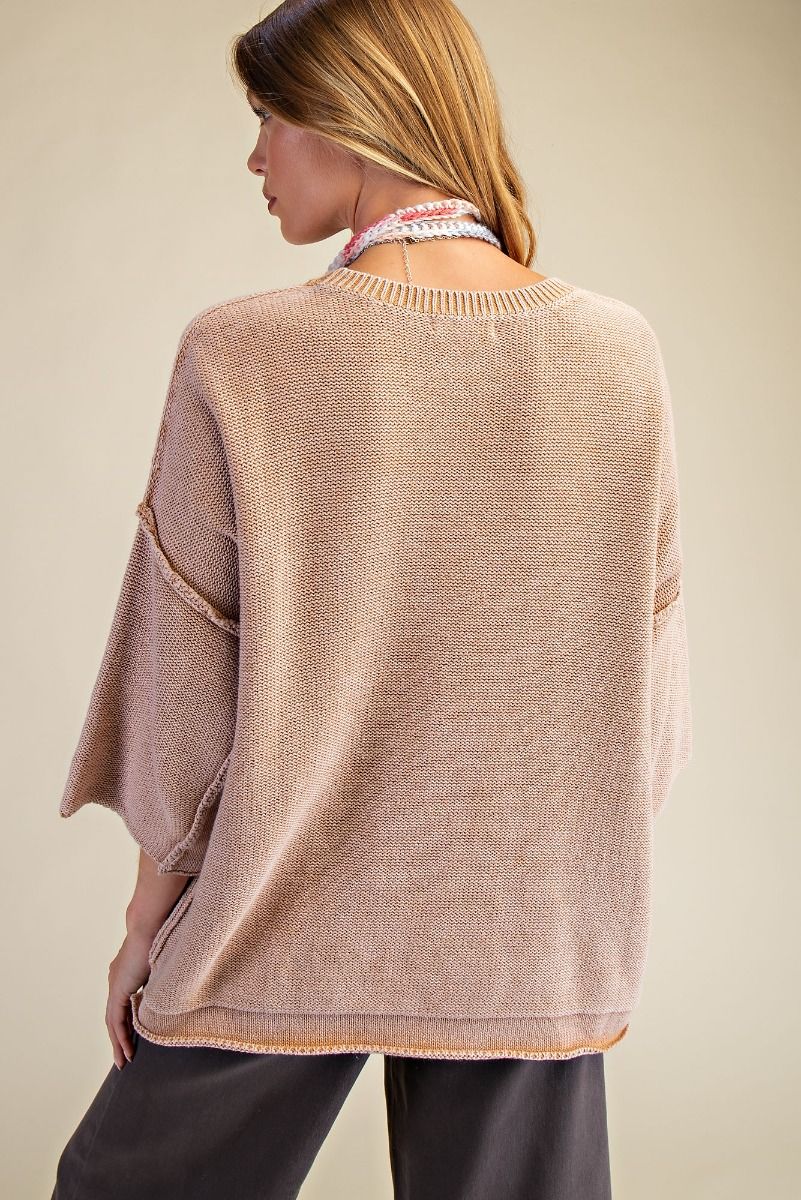 The Romano Mineral Washed Sweater