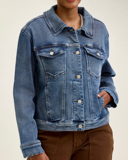 Judy Blue Cicly Trucker Denim Jacket