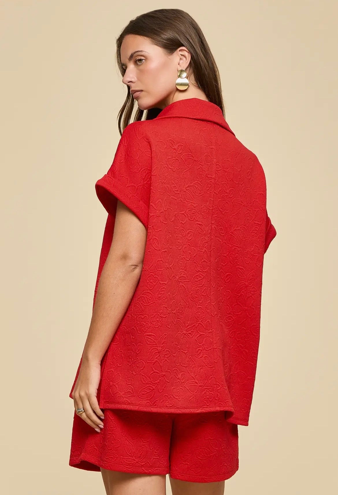 The Darcy Red Set (Misses and Plus Sizes Available)
